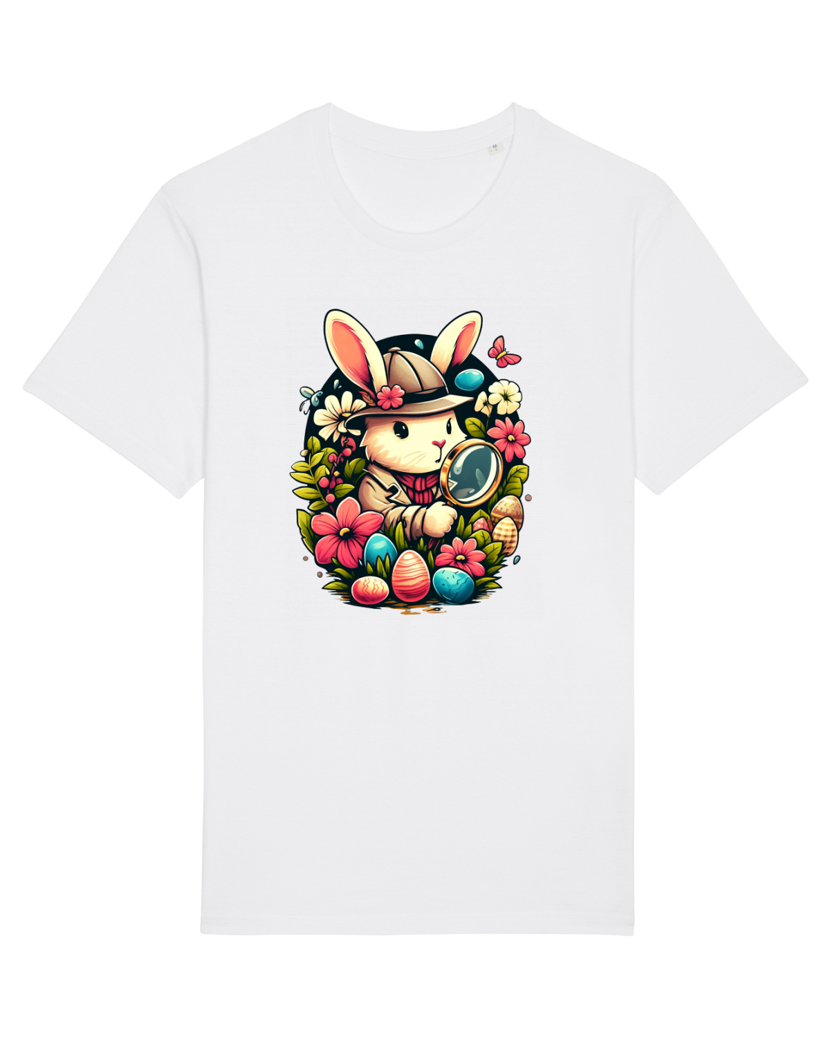 Tricou mânecă scurtă Unisex Rocker White