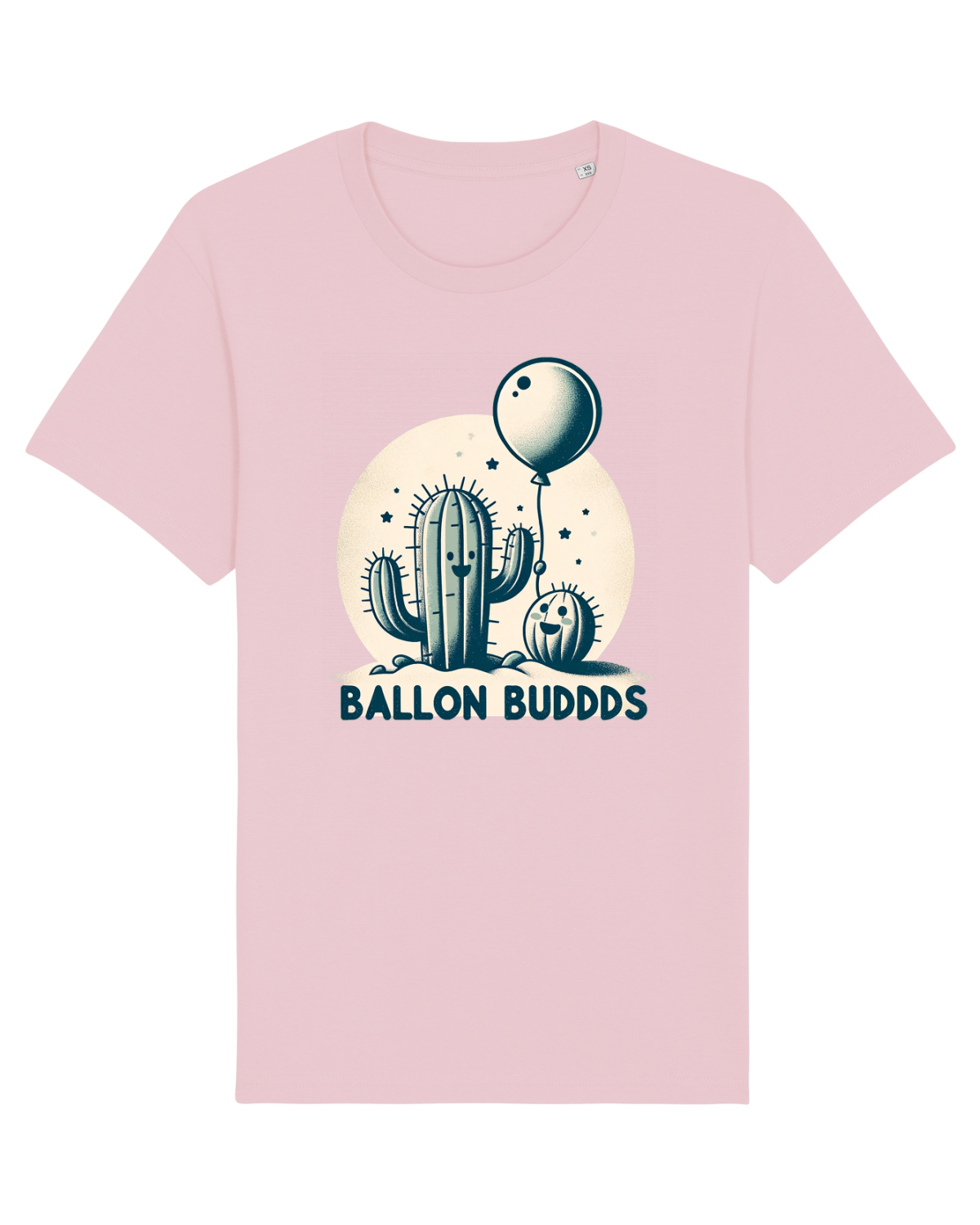 Tricou mânecă scurtă Unisex Rocker Cotton Pink