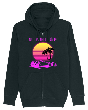 Formula 1 One USA Miami GP Grand Prix Vintage Retro Sunset Black