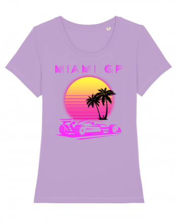 Formula 1 One USA Miami GP Grand Prix Vintage Retro Sunset Lavender Dawn