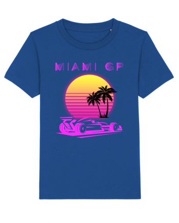 Formula 1 One USA Miami GP Grand Prix Vintage Retro Sunset Majorelle Blue