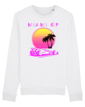 Formula 1 One USA Miami GP Grand Prix Vintage Retro Sunset White
