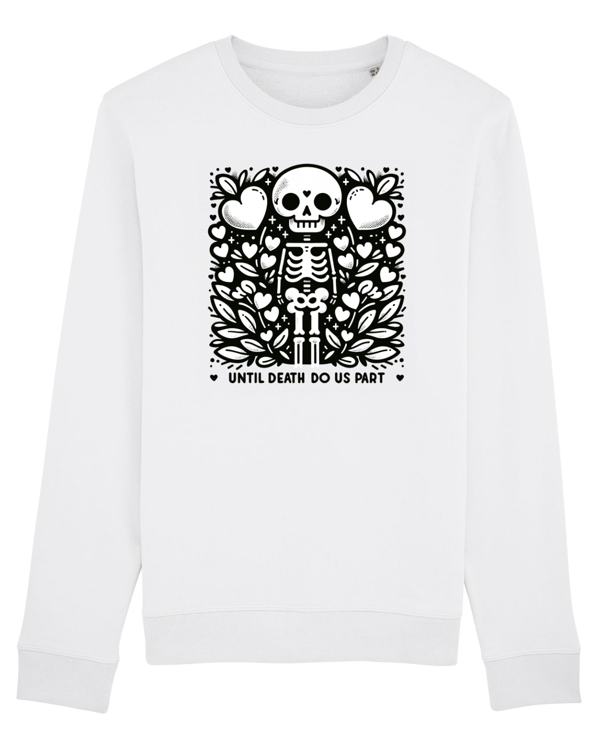Bluză mânecă lungă Unisex Rise White