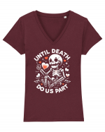 till death do us part Tricou mânecă scurtă guler V Damă Evoker