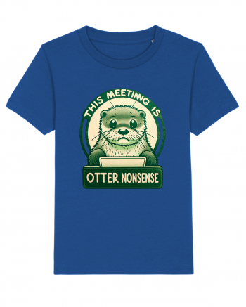 This meeting is otter nonsense Majorelle Blue