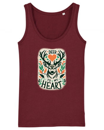 Deer to my heart Burgundy