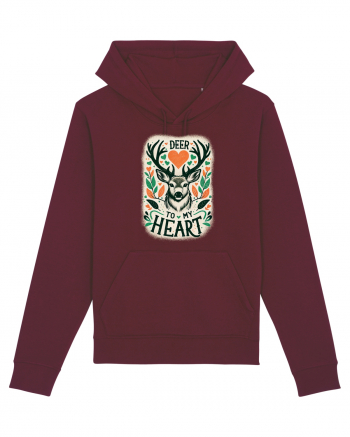 Deer to my heart Burgundy