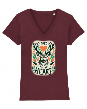 Deer to my heart Burgundy