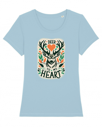 Deer to my heart Sky Blue