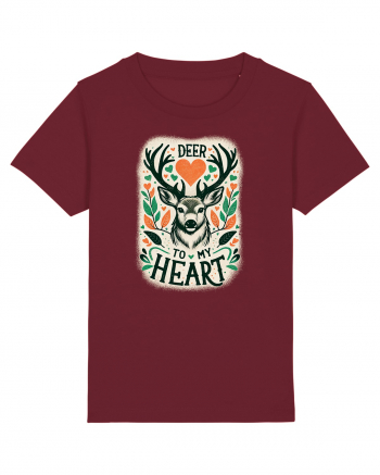 Deer to my heart Burgundy