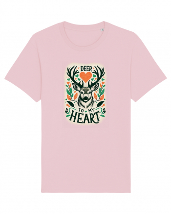 Deer to my heart Cotton Pink