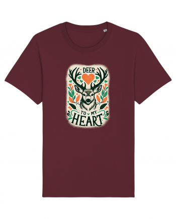 Deer to my heart Burgundy