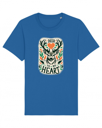 Deer to my heart Royal Blue