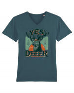 Deer to my heart Tricou mânecă scurtă guler V Bărbat Presenter