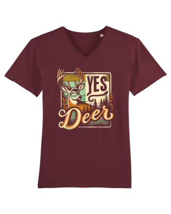 Yes deer Burgundy