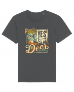 Yes deer Tricou mânecă scurtă Unisex Rocker