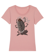 Friendly Cockroach - Caut apartament Tricou mânecă scurtă guler larg fitted Damă Expresser