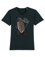 Friendly Cockroach - Caut apartament Tricou mânecă scurtă guler V Bărbat Presenter