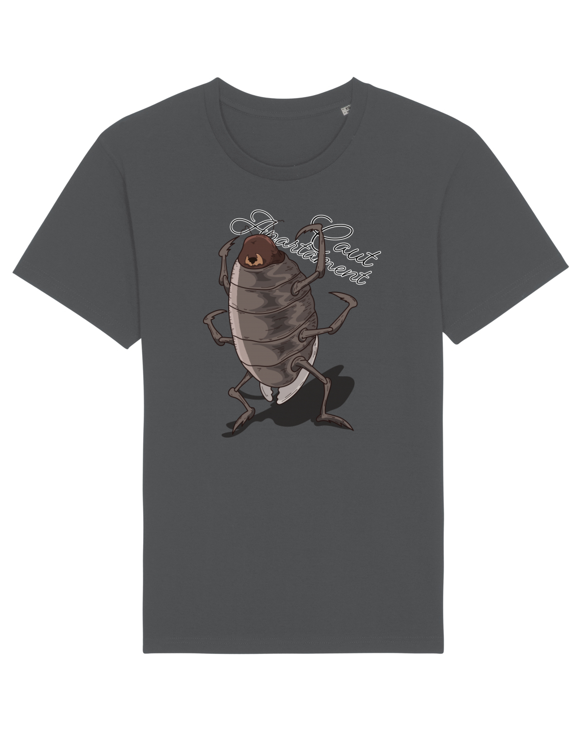 Tricou mânecă scurtă Unisex Rocker Anthracite