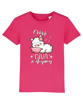 Bebeluș Llama Drăguț Dormind Raspberry