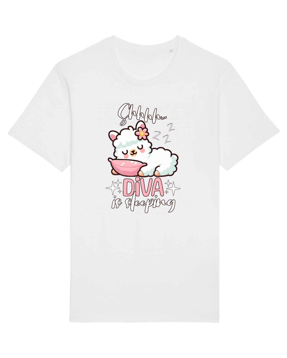 Tricou mânecă scurtă Unisex Rocker White