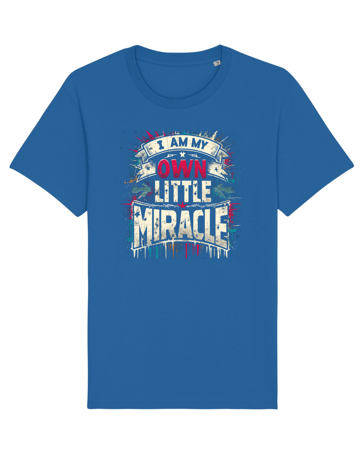 Tricou mânecă scurtă Unisex Rocker Royal Blue