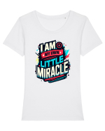 My own little miracle Tricou mânecă scurtă guler larg fitted Damă Expresser