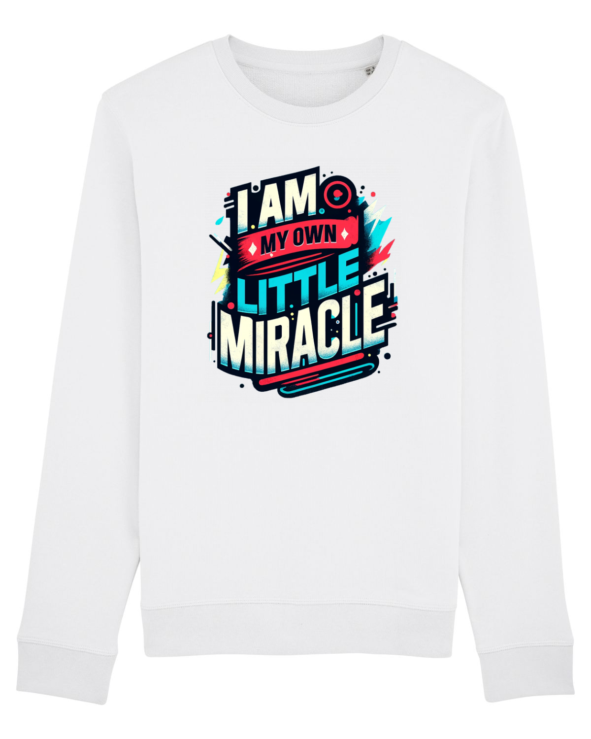 Bluză mânecă lungă Unisex Rise White