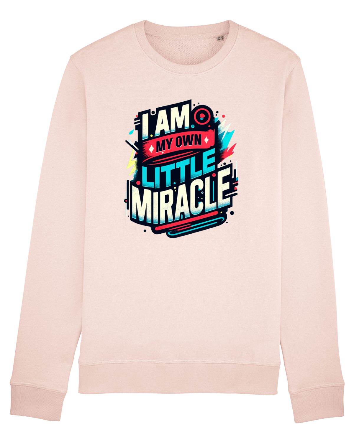 Bluză mânecă lungă Unisex Rise Candy Pink
