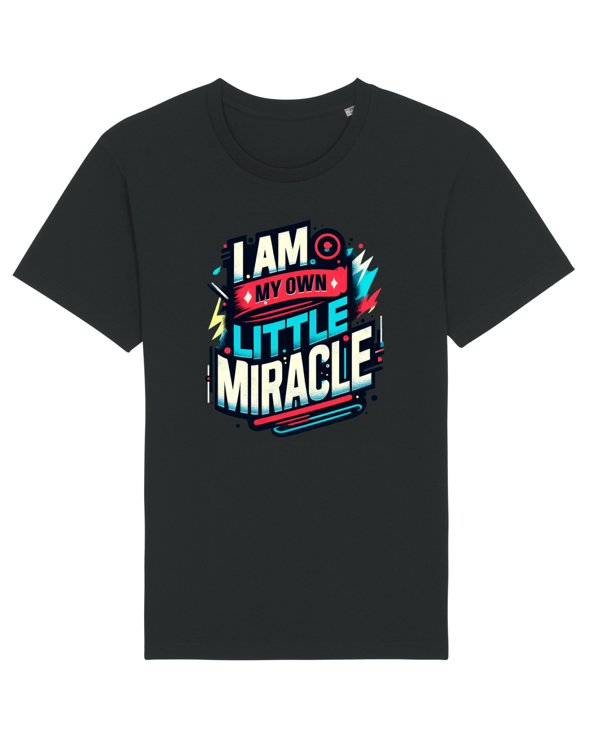 Tricou mânecă scurtă Unisex Rocker Black
