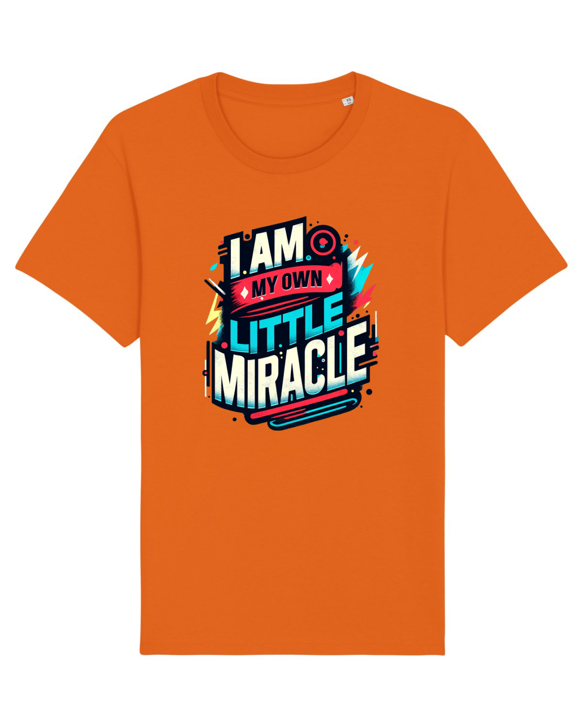 Tricou mânecă scurtă Unisex Rocker Bright Orange