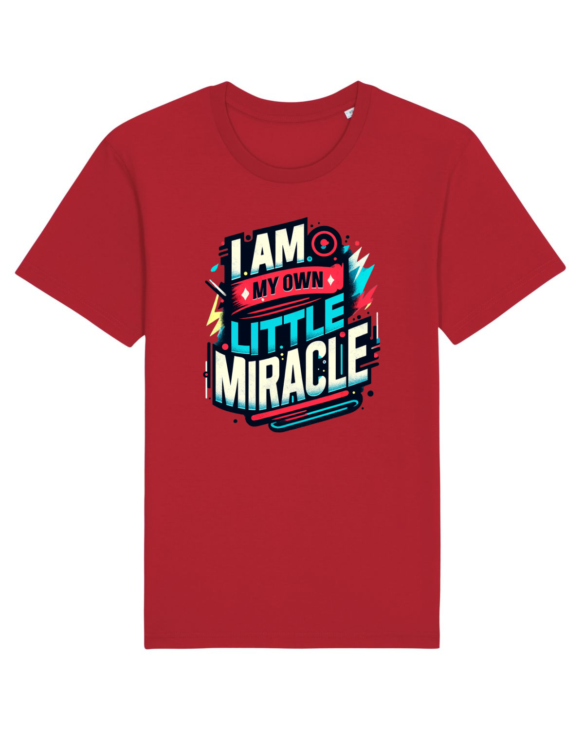 Tricou mânecă scurtă Unisex Rocker Red