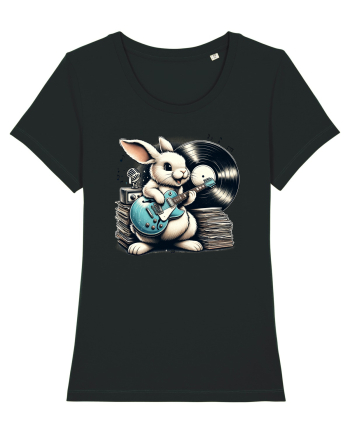 Vintage guitar vinyl Easter Rabbit Black