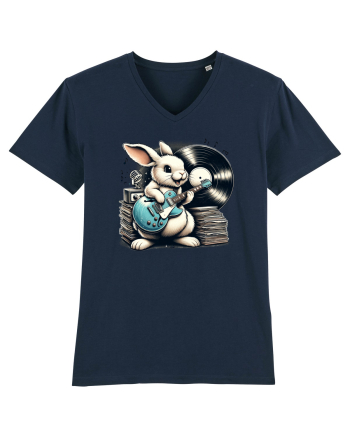 Vintage guitar vinyl Easter Rabbit French Navy