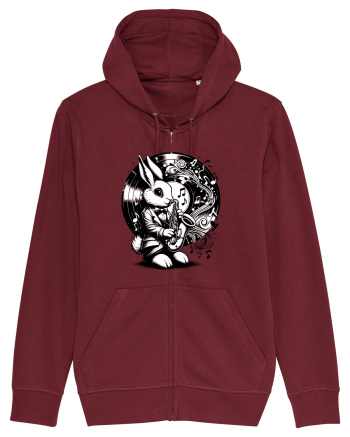 Vintage Easter Rabbit jaz vinyl  Burgundy
