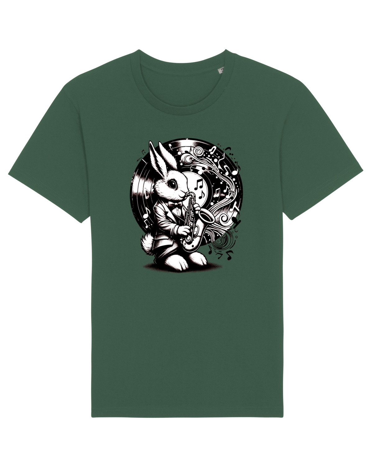 Tricou mânecă scurtă Unisex Rocker Bottle Green