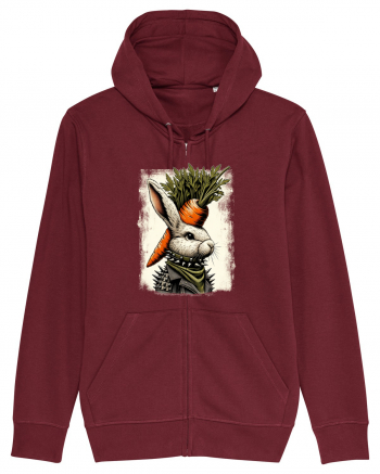 Carrot head - punk Easter bunny Burgundy