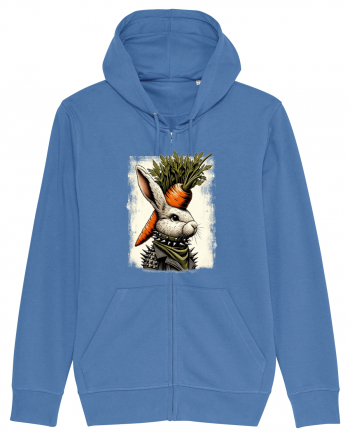 Carrot head - punk Easter bunny Bright Blue