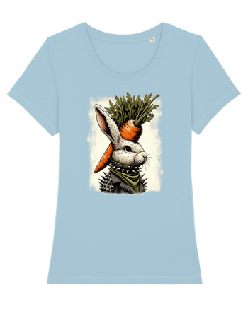 Carrot head - punk Easter bunny Sky Blue
