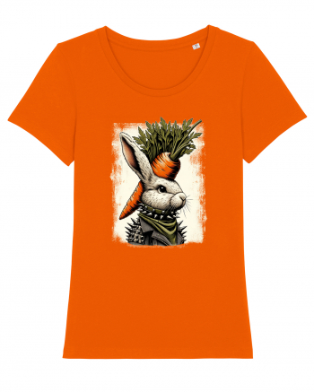 Carrot head - punk Easter bunny Bright Orange