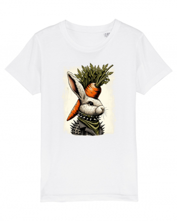 Carrot head - punk Easter bunny White