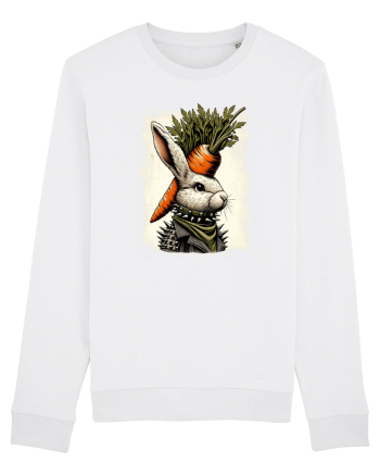 Carrot head - punk Easter bunny White