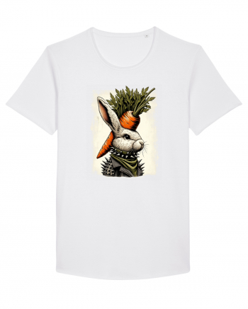 Carrot head - punk Easter bunny White