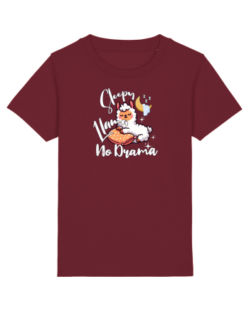 Drama Llama - Llama Drăguța Somnorosa Fără Dramă Burgundy