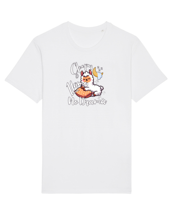 Drama Llama - Llama Drăguța Somnorosa Fără Dramă White