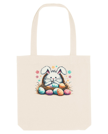 Easter Mood - iepuras dragut cu oua colorate Natural