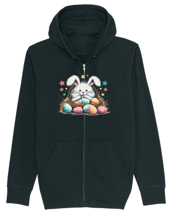 Easter Mood - iepuras dragut cu oua colorate Black