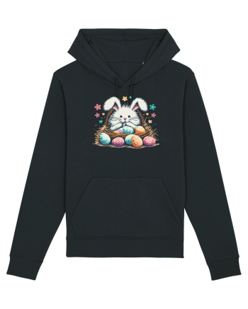 Easter Mood - iepuras dragut cu oua colorate Black