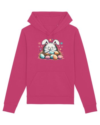 Easter Mood - iepuras dragut cu oua colorate Raspberry