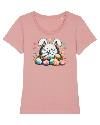 Easter Mood - iepuras dragut cu oua colorate Canyon Pink